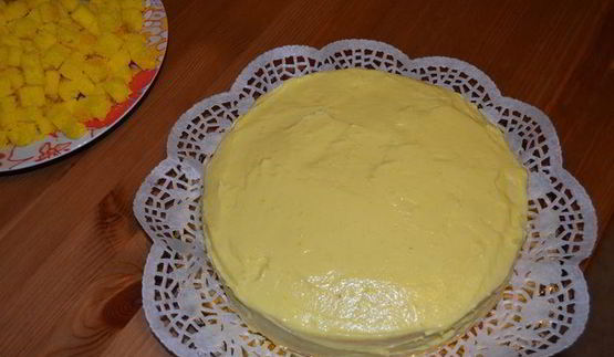 торт мимоза