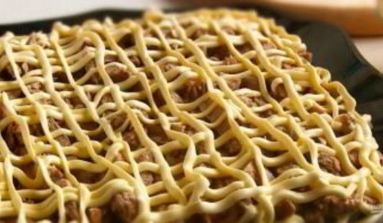 салат мужской каприз с мясом