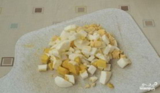 салат новогодний из крабовых палочек