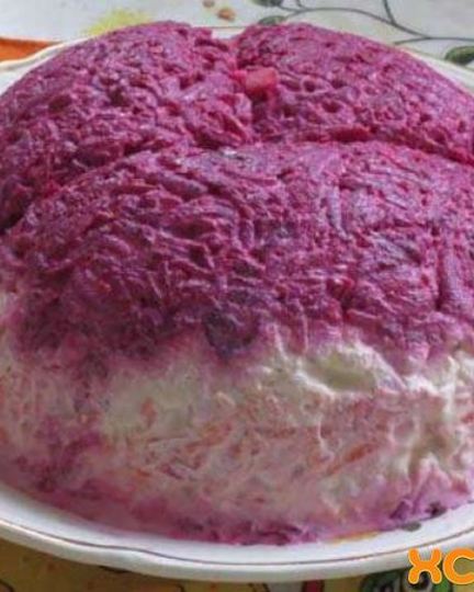 Рецепт диетической селедки под шубой