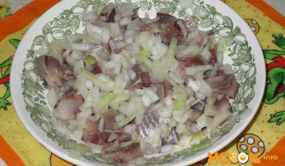 диетическая селедка под шубой