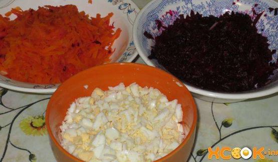 диетическая селедка под шубой