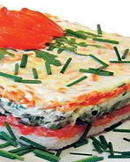 Красная рыба под шубой салат