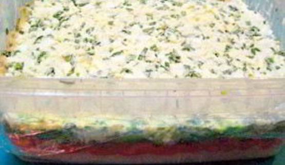 красная рыба под шубой салат