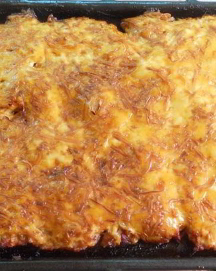 Рецепт мяса под шубой в духовке