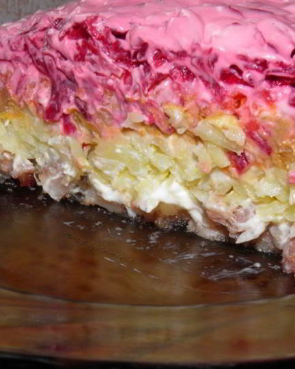 Рецепт новогоднего салата селедка под шубой