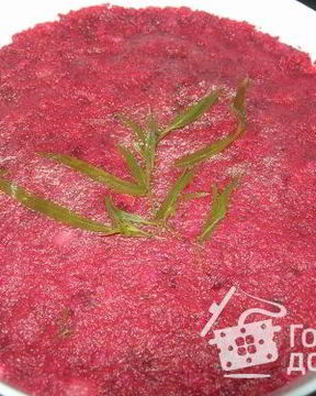 Постная селедка под шубой без майонеза