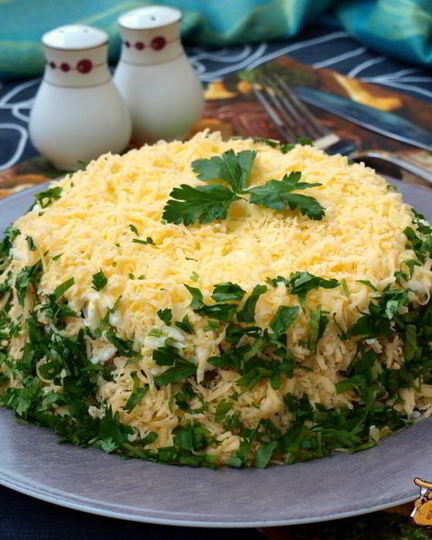 Рецепт салата грибы под шубой