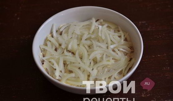 салат мясо под шубой