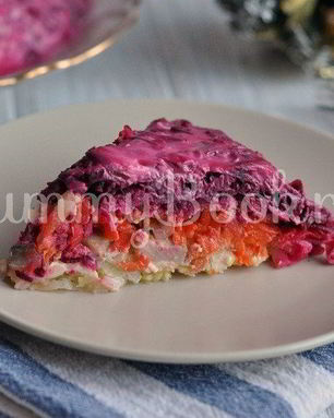 Салат сельдь под шубой