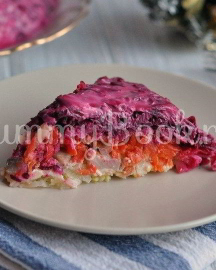 Рецепт салата сельдь под шубой