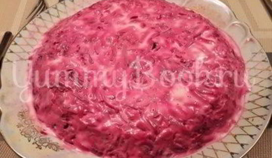 салат сельдь под шубой