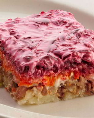 Селедка под шубой Праздничная