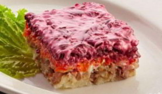 селедка под шубой праздничная