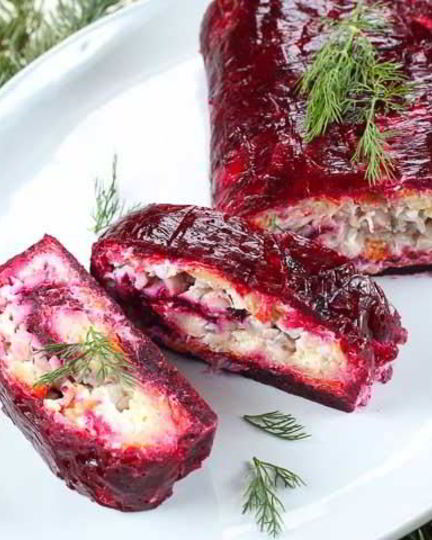 Рецепт селедки под шубой рулетом