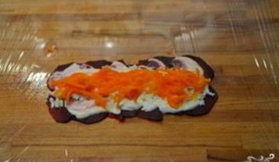 селедка под шубой с горчичным соусом