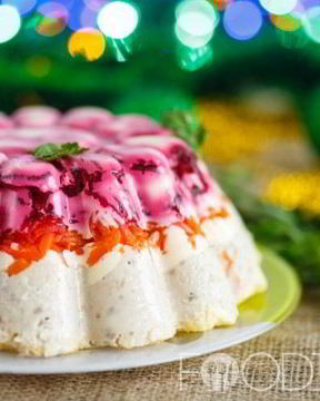 Селедка под шубой с желатином