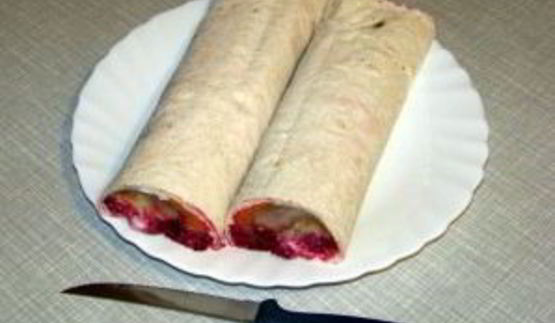 селедка под шубой в лаваше