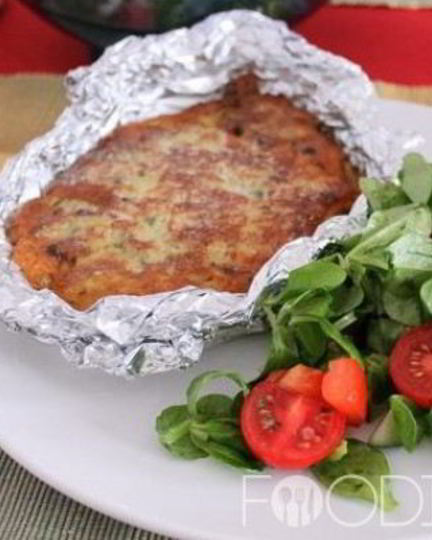 Рецепт свинины под шубой