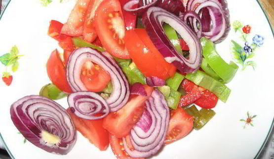 салат постный весеннее счастье из овощей