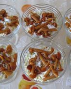 Салат с фасолью и грибами