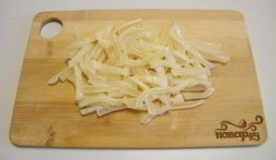 салат с кальмарами самый вкусный