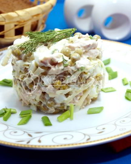 Рецепт салата с курицей шарм