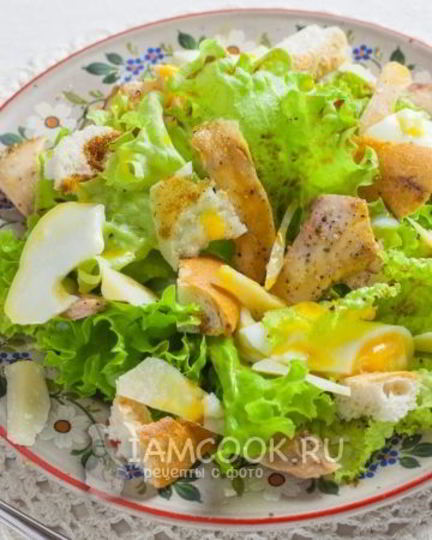 Рецепт итальянского цезаря с курицей