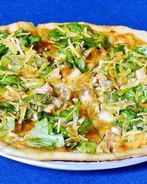 Пицца Цезарь в духовке на дрожжевом тесте