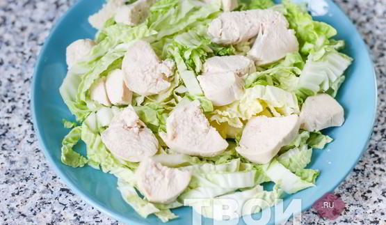 салат цезарь с пекинской капустой