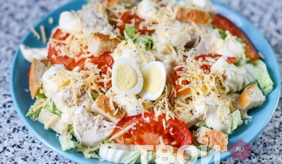 салат цезарь с пекинской капустой