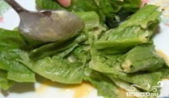 салат цезарь слоеный