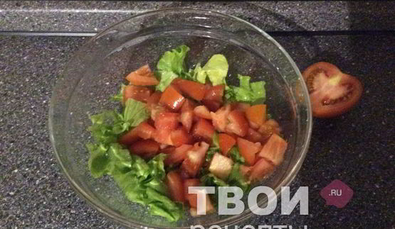 салат цезарь