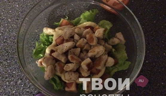 салат цезарь