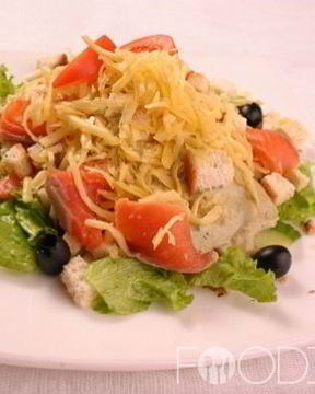 Цезарь с семгой