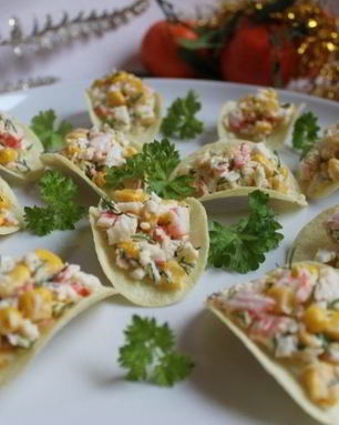 Салат в чипсах