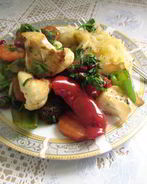 Теплый салат Весенний