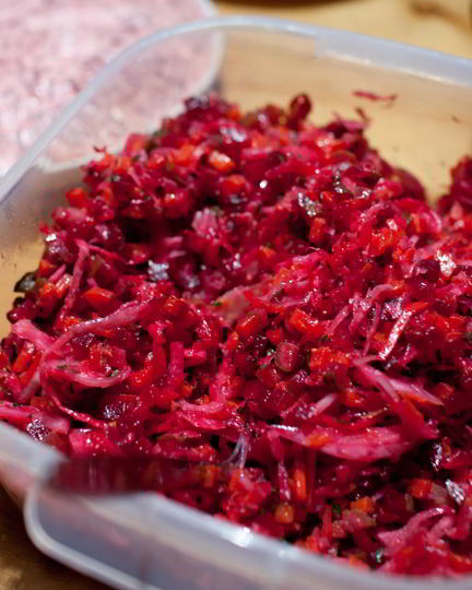 Рецепт диетического винегрета без картошки