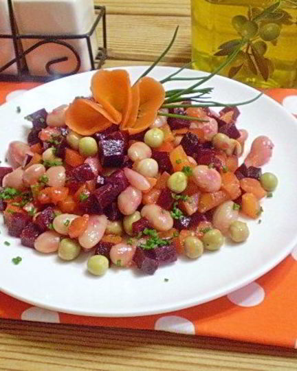 Рецепт диетического винегрета для похудения