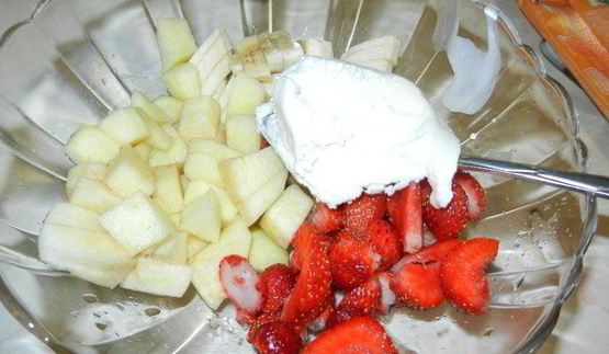 фруктово-ягодный винегрет