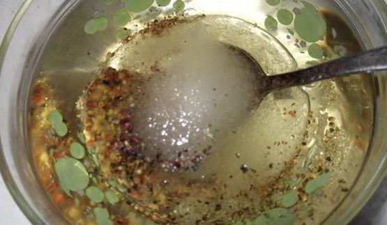 салат с сельдью под соусом винегрет