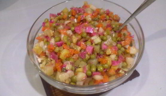 салат винегрет отдыхает