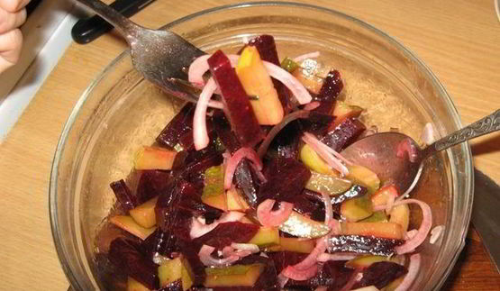 скудный винегрет