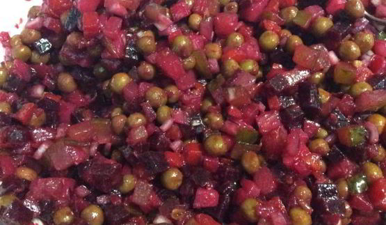 винегрет из запеченных овощей