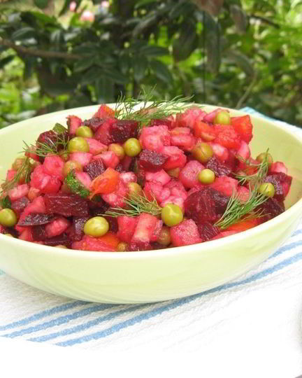 Рецепт винегрета по-летнему