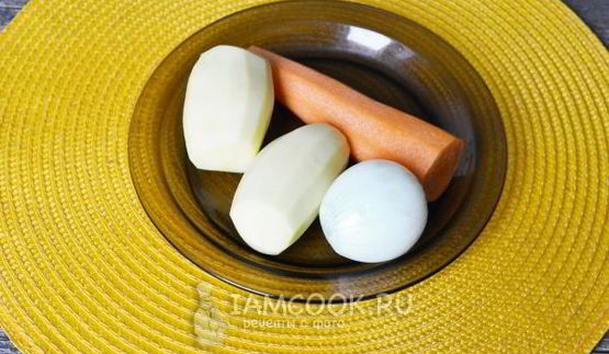 винегрет с горошком и капустой