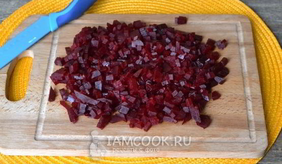 винегрет с горошком и капустой