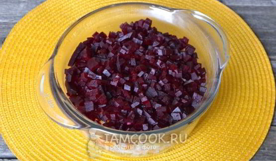 винегрет с горошком и капустой