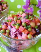 Винегрет с горошком