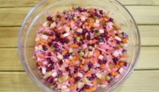 винегрет с горошком
